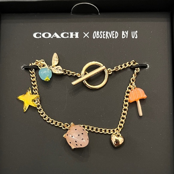 Coach Observed By Us Charm Bracelet NWT - Picture 1 of 5